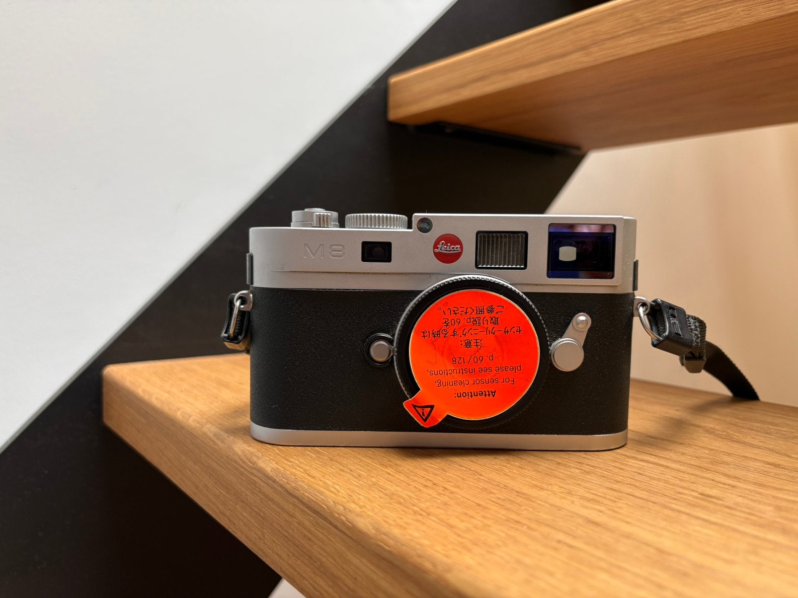 Leica M8 met! de sensor vervangen., Ophalen, Gebruikt, Compact, Leica
