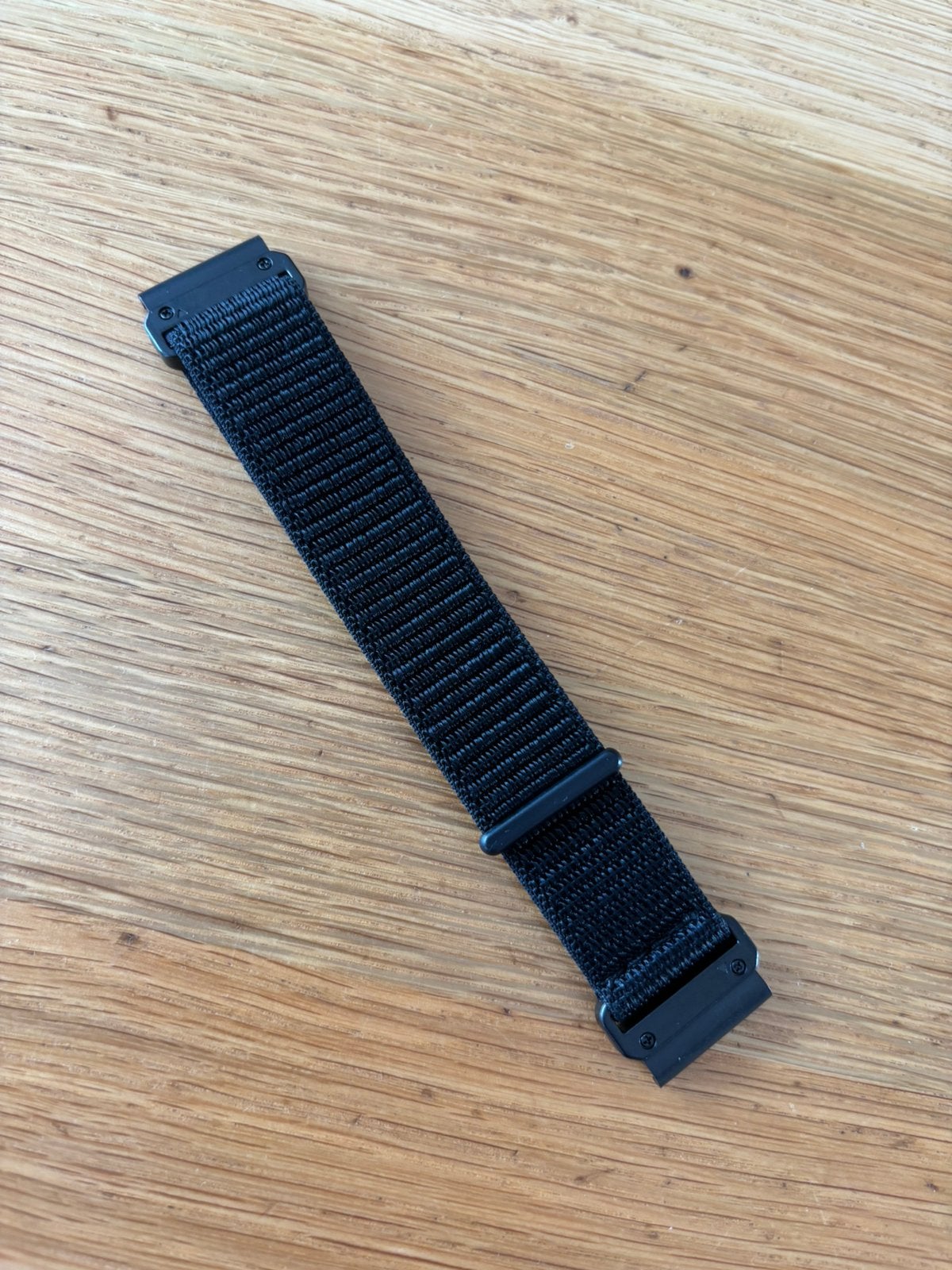 Garmin nylon strap 22mm, Ophalen of Verzenden, Nieuw, Zwart, Android
