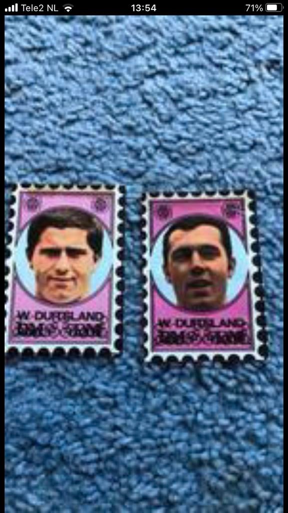 Beckenbauer muller panini vanderhout 72/73, Verzamelen, Ophalen of Verzenden, Gebruikt, Buitenlandse clubs, Poster, Plaatje of Sticker