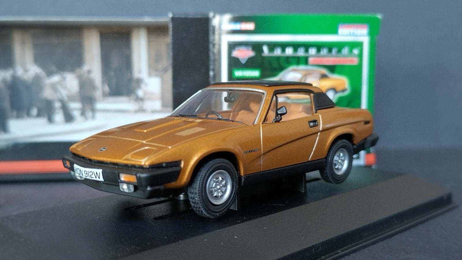 Triumph Tr7 Pharaoh Gold 1:43 Vanguards Pol, Corgi, Auto, ., Nieuw
