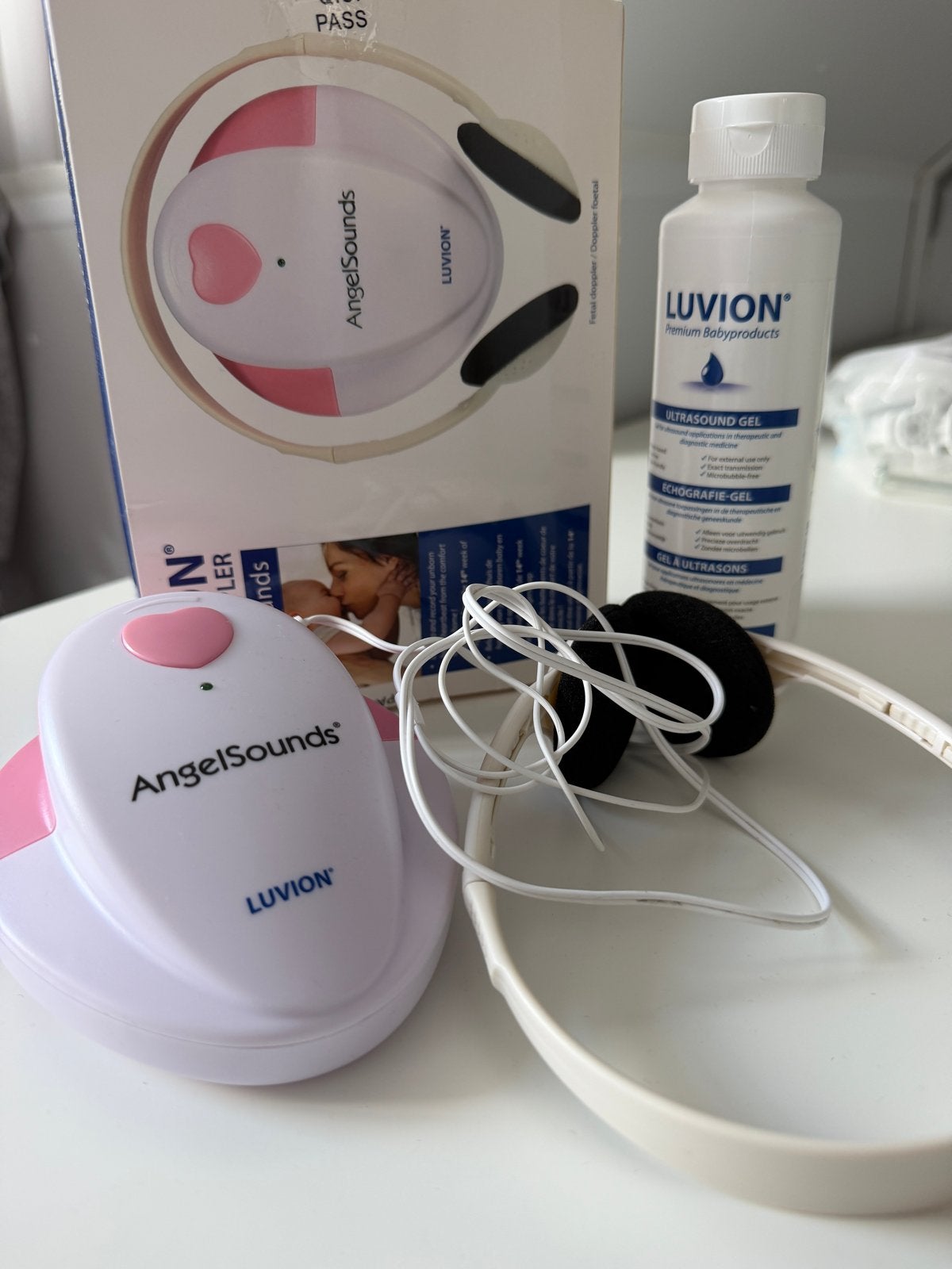 Angelsounds Doppler met gel en koptelefoon, Ophalen of Verzenden, Zo goed als nieuw