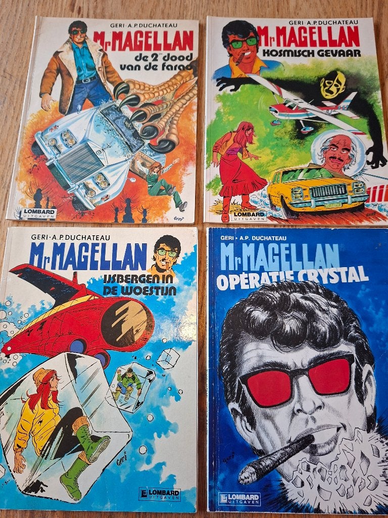 Mr. Magellan 4x Duchateau & Geri ook los te koop of ruil, Gelezen, Geri, Ophalen of Verzenden, Meerdere stripboeken