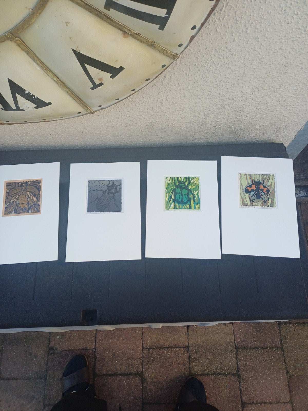 werk van kunstenares  lenneke.saraber.serie insecten, Mieren