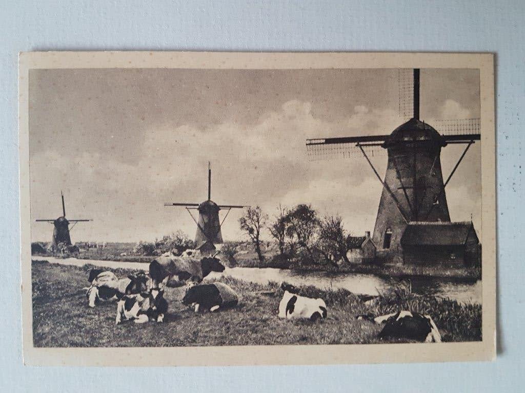 Ansichtkaart Hollandse Molenserie Molen Windmolen, Ophalen of Verzenden, 1940 tot 1960, Ongelopen, Utrecht