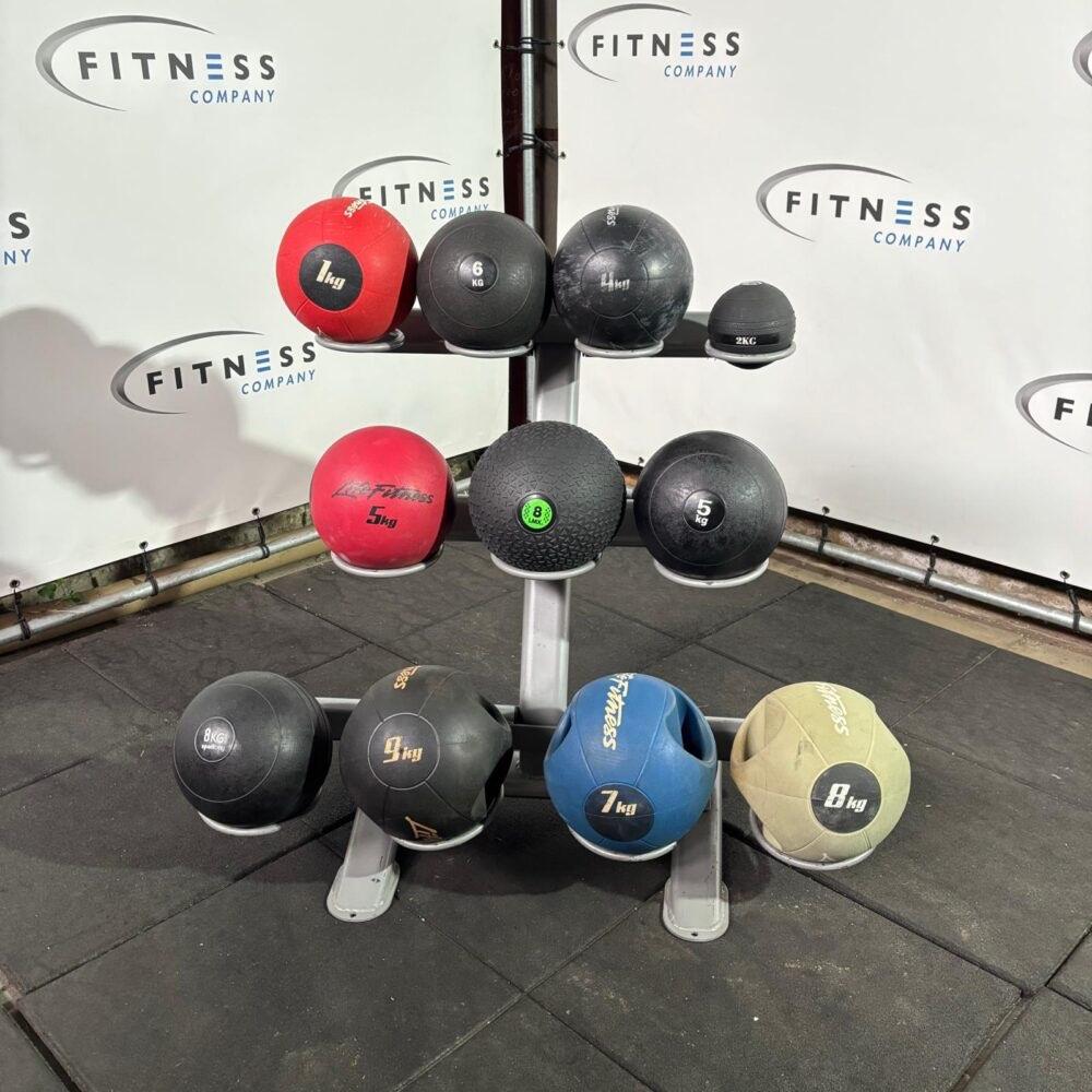 Ballen Rek - Incl. Medicijnballen, Sport en Fitness, Fitnessmaterialen, Gebruikt, Fitnessbal, Armen, Benen, Borst, Buik, Rug, Ophalen of Verzenden