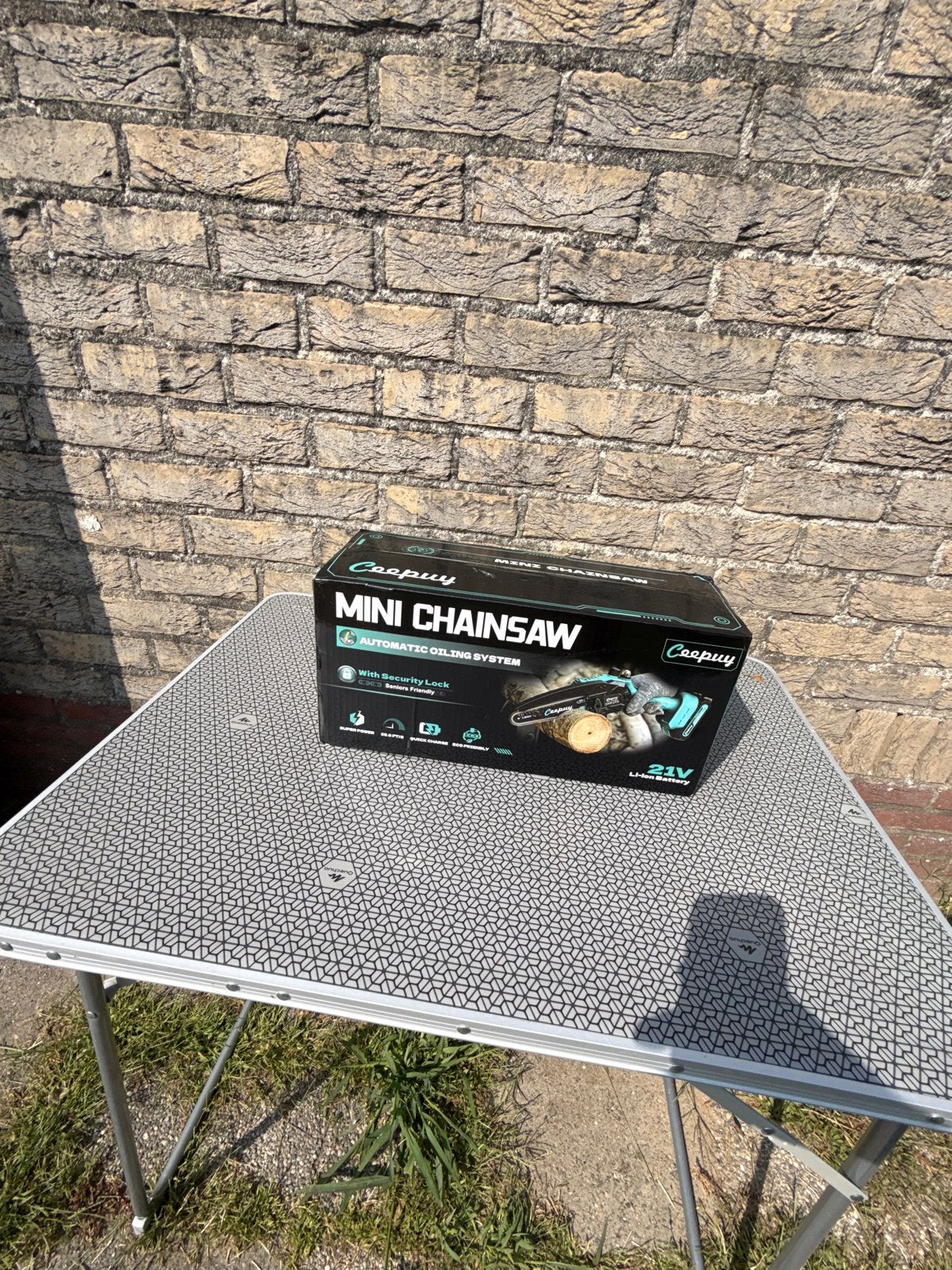 Nieuwe Cospuy Mini Kettingzaag 21V - Compact & Krachtig, Minder dan 30 mm, Kettingzaag, Nieuw, Ophalen of Verzenden