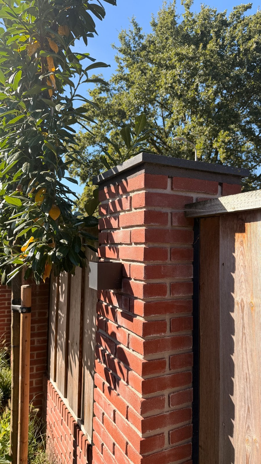 Paalmutsen 7x voor tuinmuur of poer - Zwart graniet, Ophalen, Nieuw