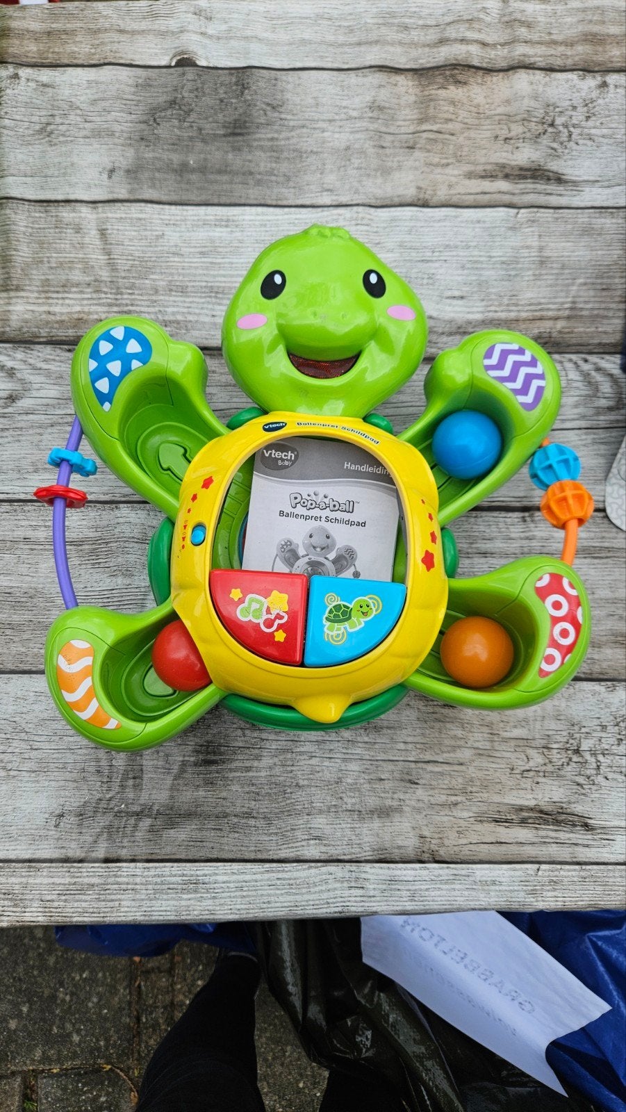V-tech Ballenpretschildpad, Kinderen en Baby's, Speelgoed | Vtech, Ophalen, 6 maanden tot 2 jaar