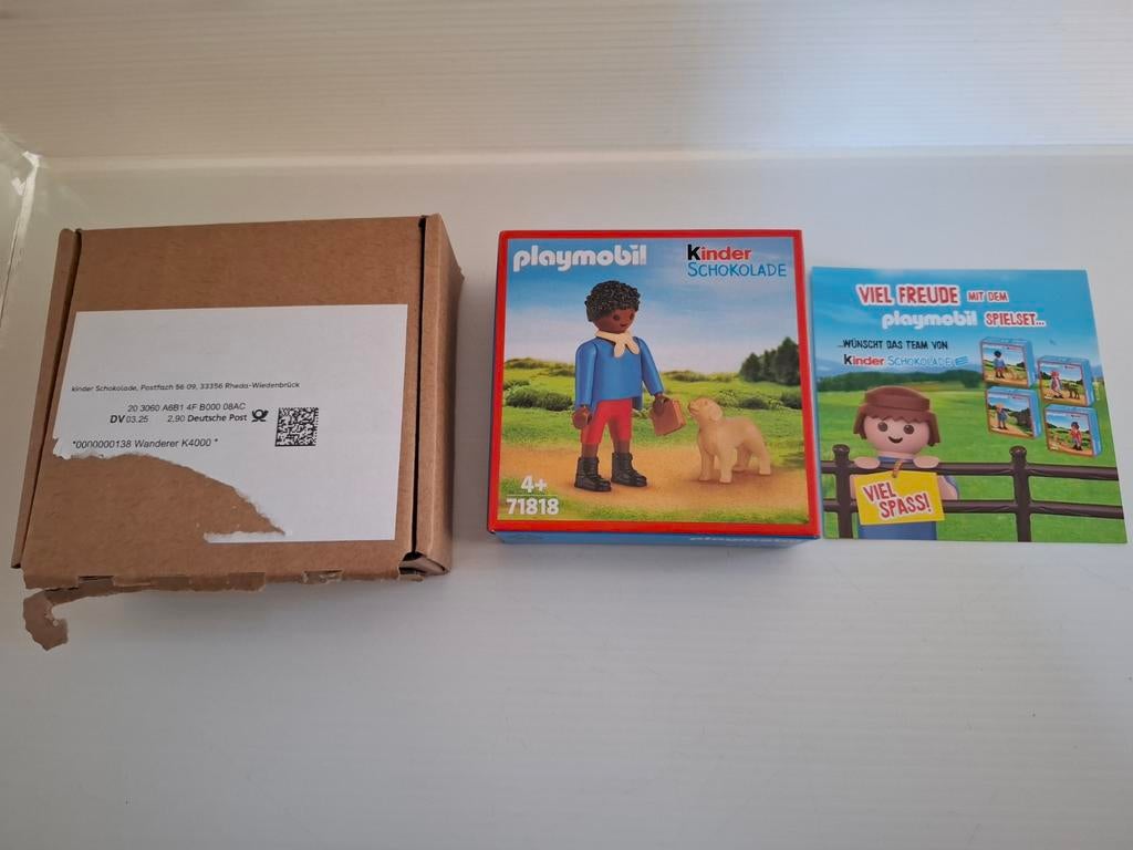 Playmobil Kinder Schokolade nieuw promo set 71818 Wandelaar, Kinderen en Baby's, Speelgoed | Playmobil, Ophalen of Verzenden, Nieuw