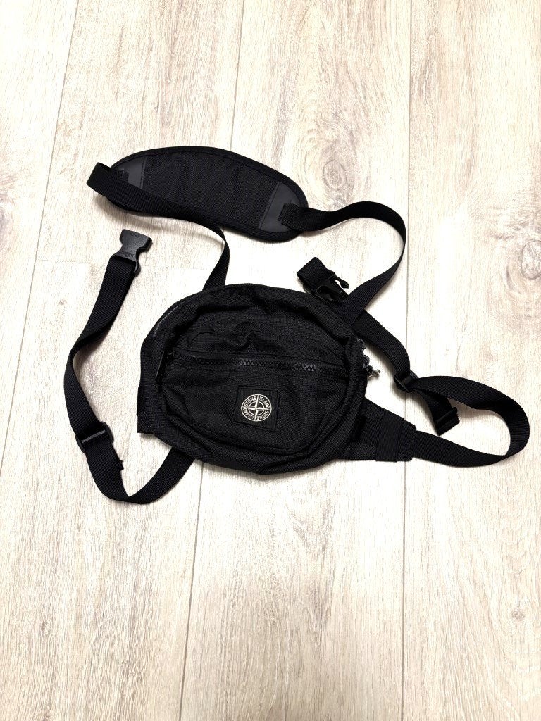 Stone Island front bag black, -, -, Ophalen of Verzenden, Zo goed als nieuw