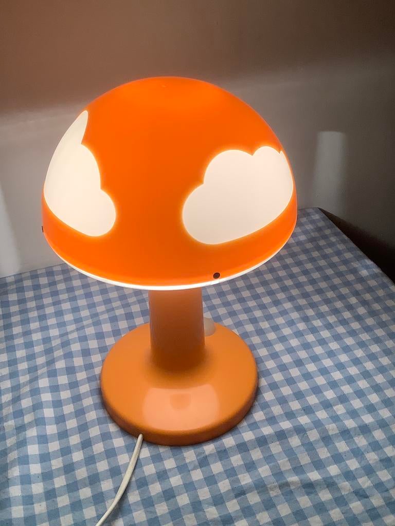 IKEA Skojig mushroom tafellemp , wolkenlamp Henrik Preutz!, Huis en Inrichting, Lampen | Tafellampen, Gebruikt, Minder dan 50 cm
