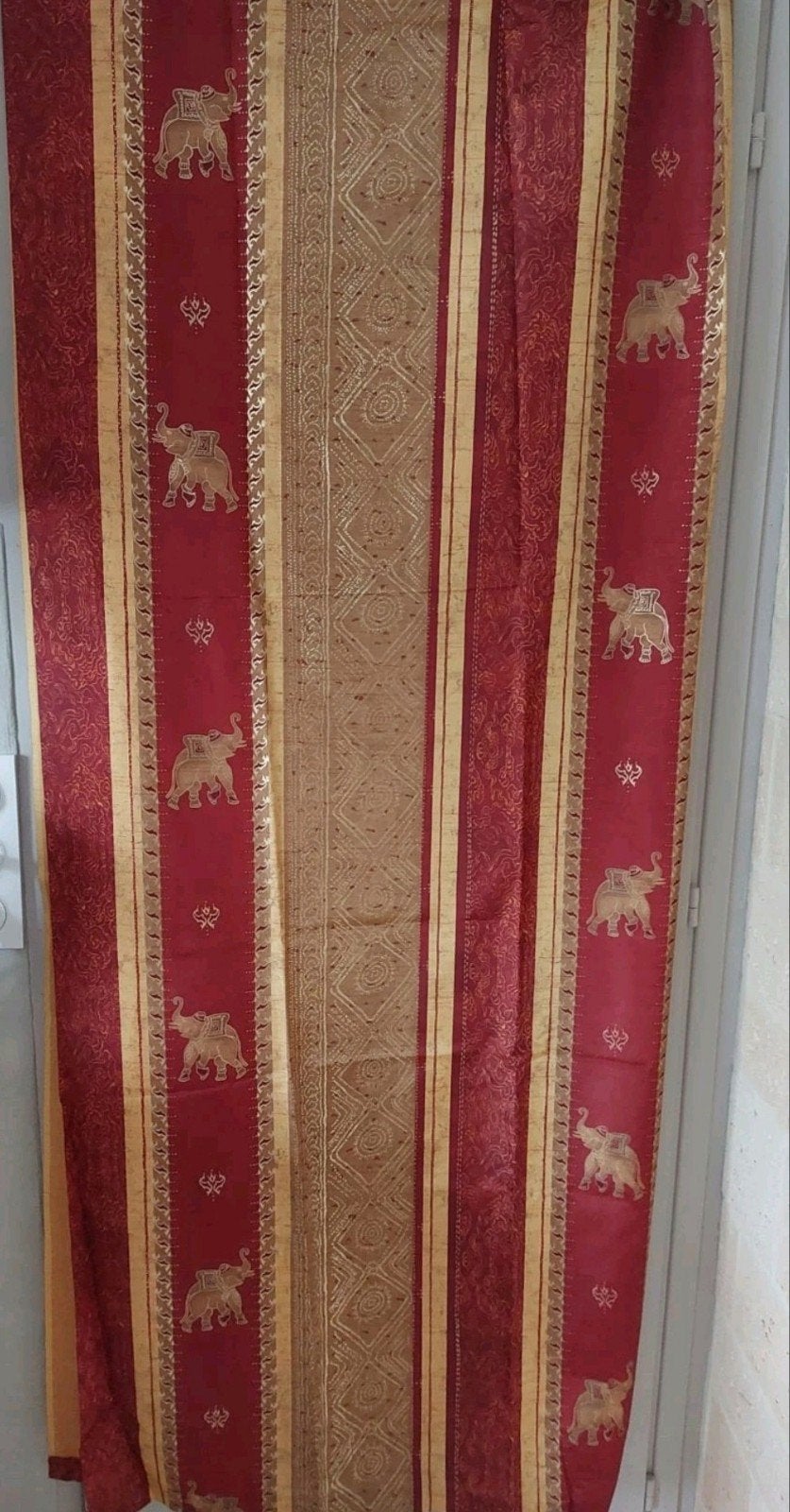 Gordijnen 4 stuks, 150x230, 150 cm, 230 cm, Rood, Ophalen of Verzenden