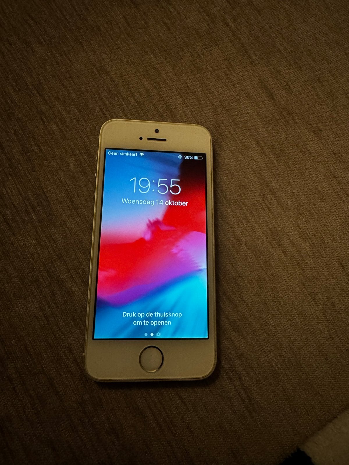 iPhone 5-Wit - 16 GB - Zonder simlock, Telecommunicatie, Ophalen, 16 GB, Wit, IPhone SE (2016)