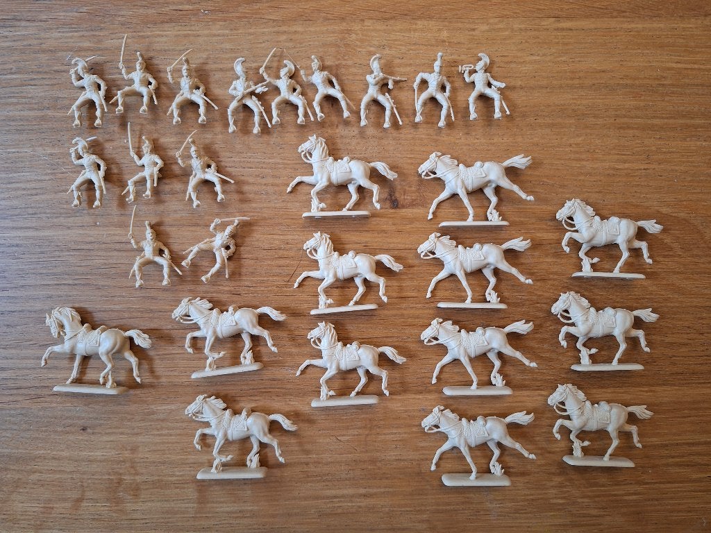 1:72 1/72 Italeri Carabiniers French Cavalry, Ophalen of Verzenden, Zo goed als nieuw, 1:50 of kleiner, Figuur of Figuren