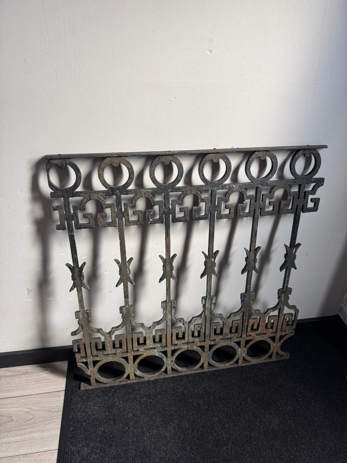 Brocante ijzeren hekwerk, Antiek en Kunst, Ophalen of Verzenden