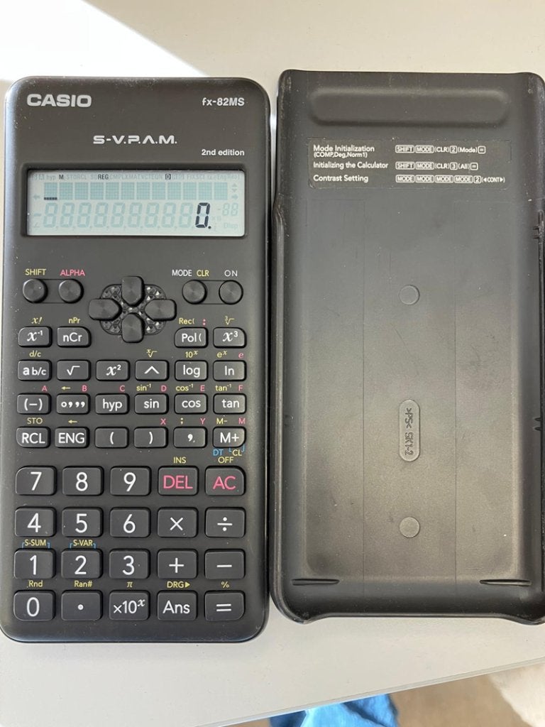 Rekenmachine Casio fx-82MS, Ophalen of Verzenden, Zo goed als nieuw
