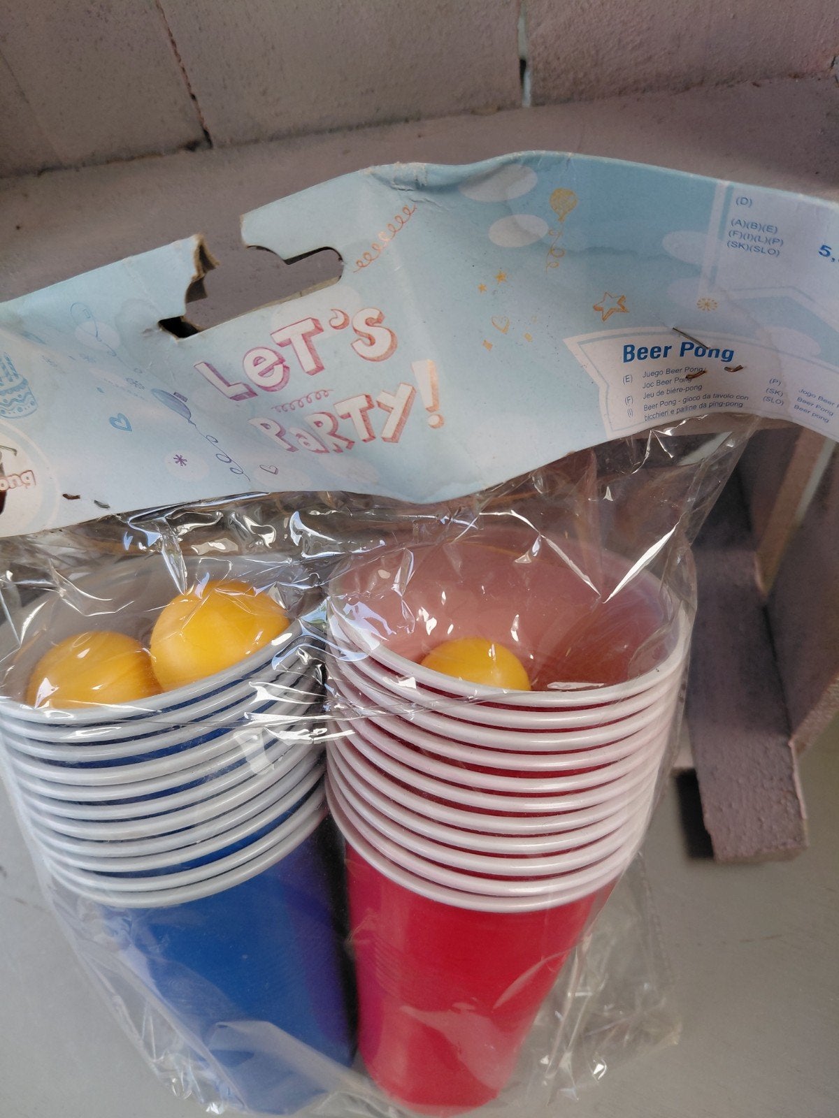 Beer Pong Set - Feestartikelen voor elk feest, Ophalen, Nieuw, Feestartikel, Verjaardag