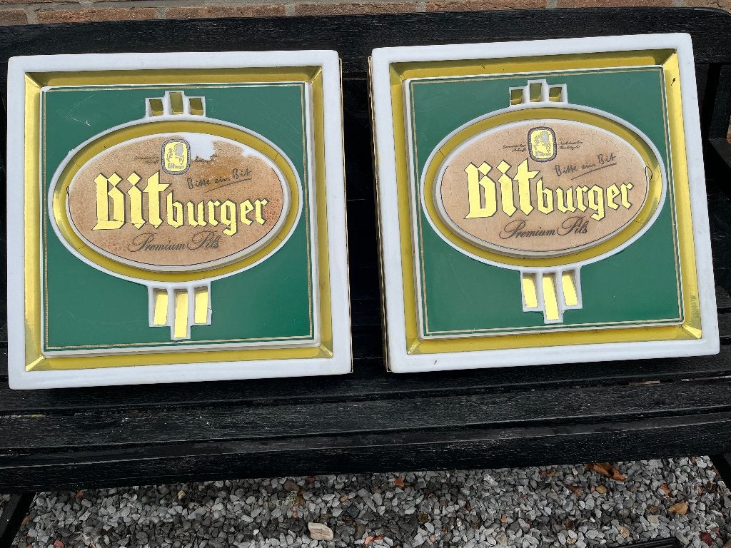 Bitburger lichtbakken, Ophalen, Gebruikt, Lichtbak of (neon) lamp