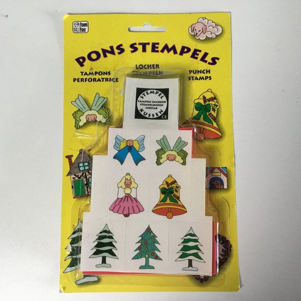 STEMPELS PONSSTEMPELS BOOM, STRIK, KLOK, Ophalen of Verzenden, Nieuw, Inkt, Foam of Stempelhouder