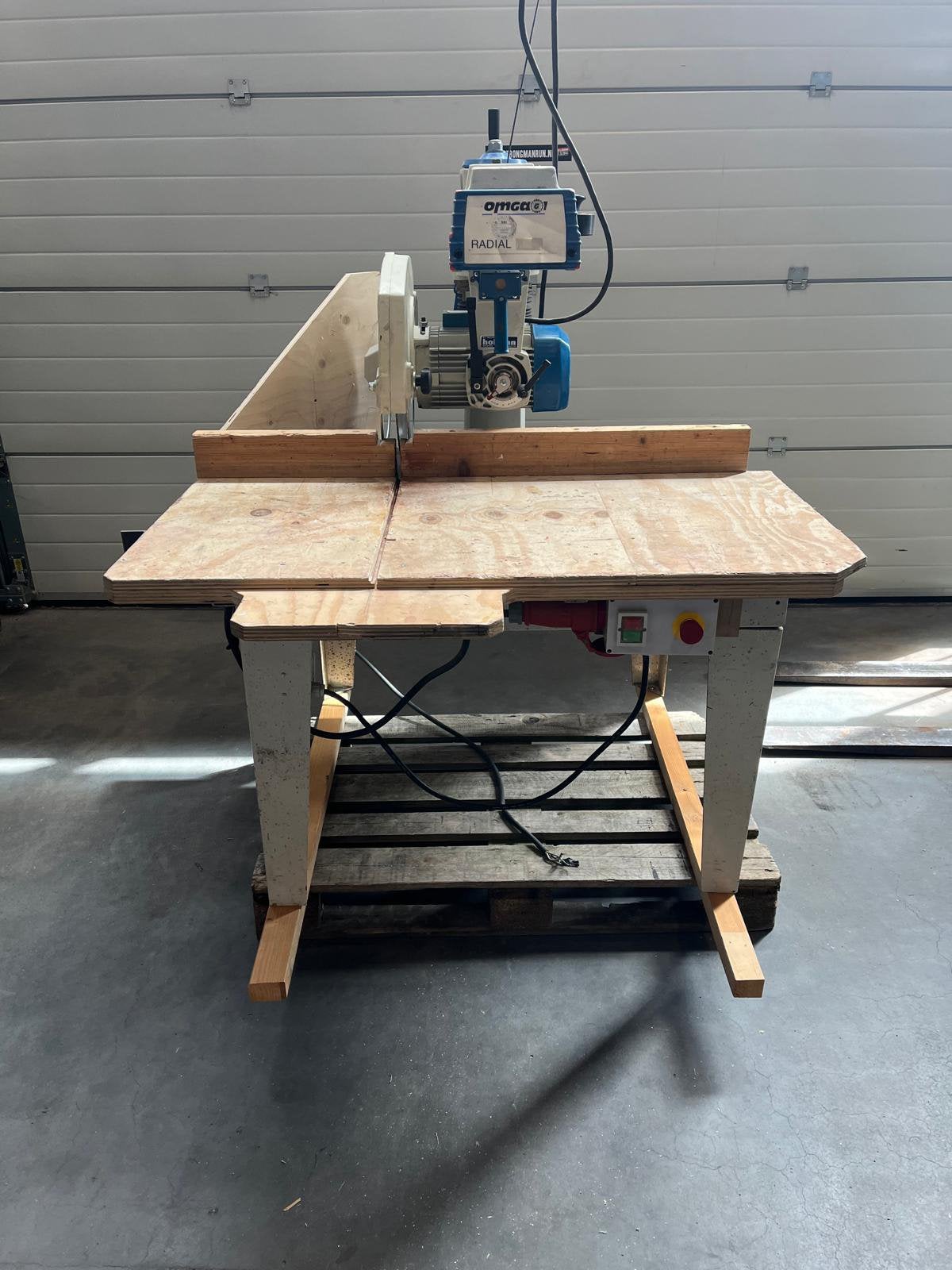 Omga afkortzaag, Doe-het-zelf en Verbouw, Gereedschap | Zaagmachines, Ophalen, Gebruikt, Afkortzaag, 30 tot 70 mm