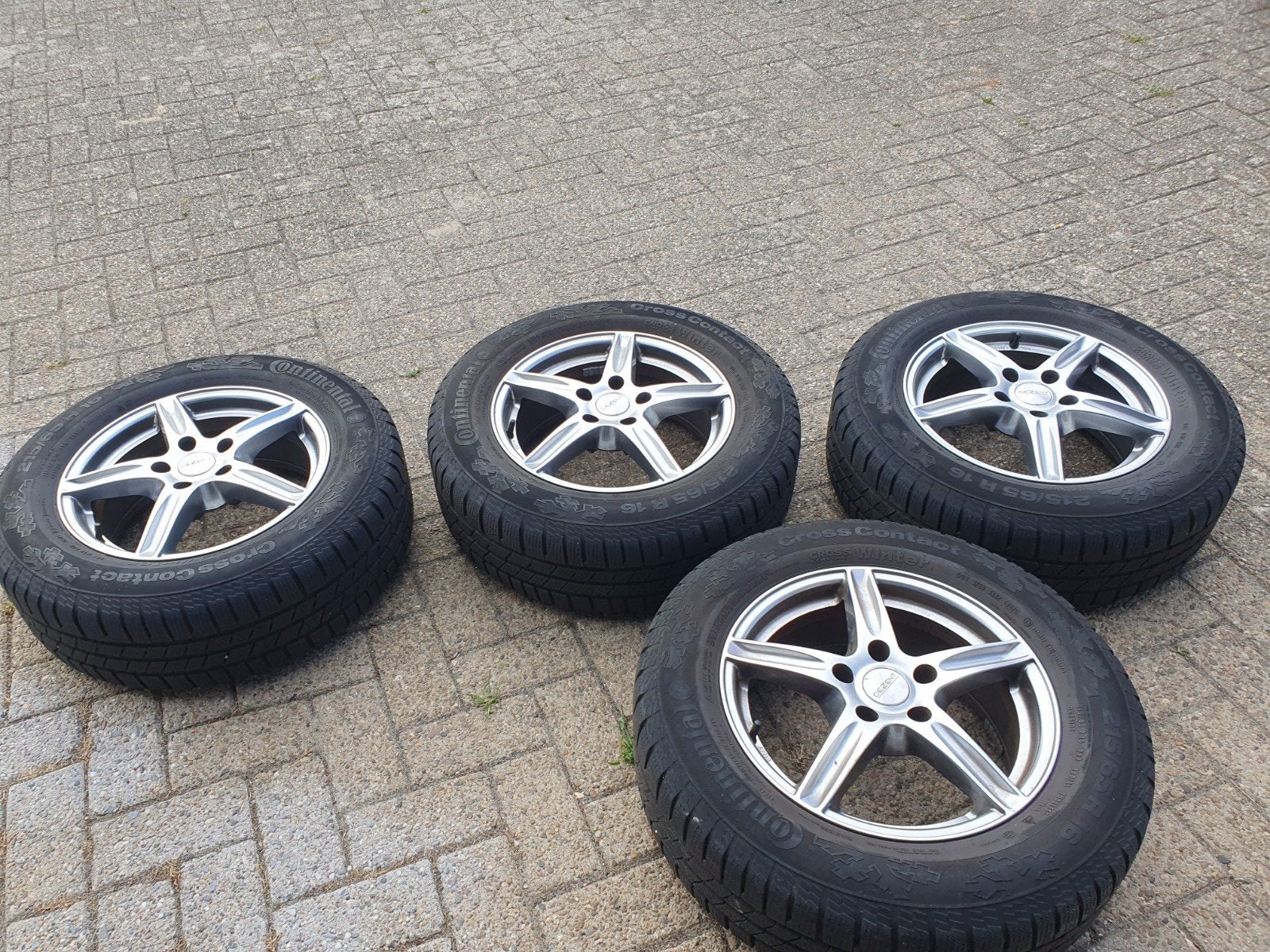 Continental Cross Contact Winter 215/65 R16 met LM velg, Auto diversen, Auto-accessoires, Ophalen, Gebruikt