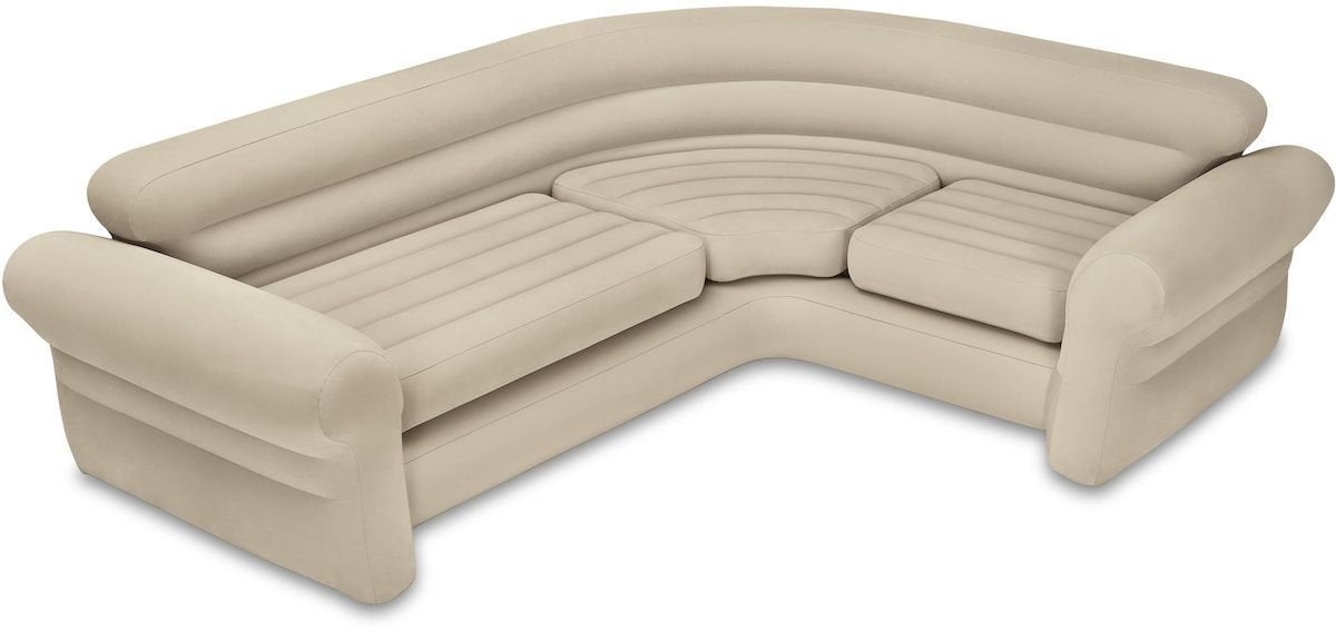 Intex Opblaasbare Hoekbank - Ideaal voor Thuis of Camping, Ophalen, Gebruikt, Hoekbank, Kunststof