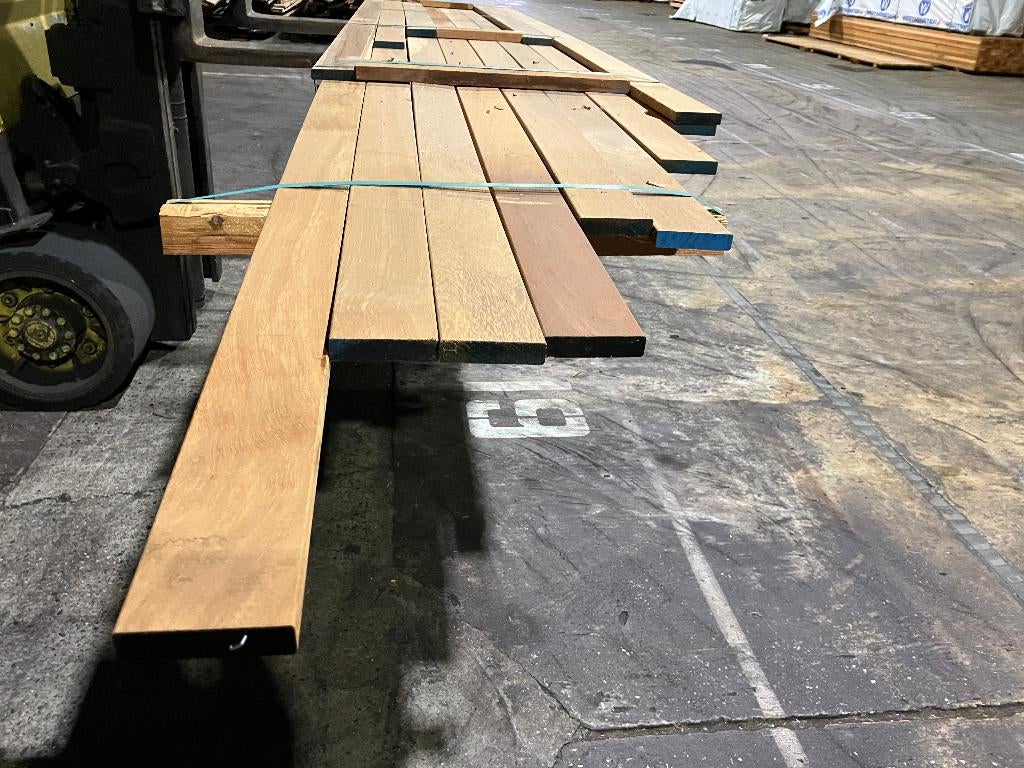 Planken-rhombus-schutting-wanddelen-hardhout-Pakan-21x90mm, Tuin en Terras, Palen, Balken en Planken, Nieuw, Planken, 250 cm of meer