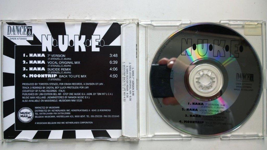 N·U·K·E· - Nana, Maxi-single, Ophalen of Verzenden, Zo goed als nieuw, 1 single