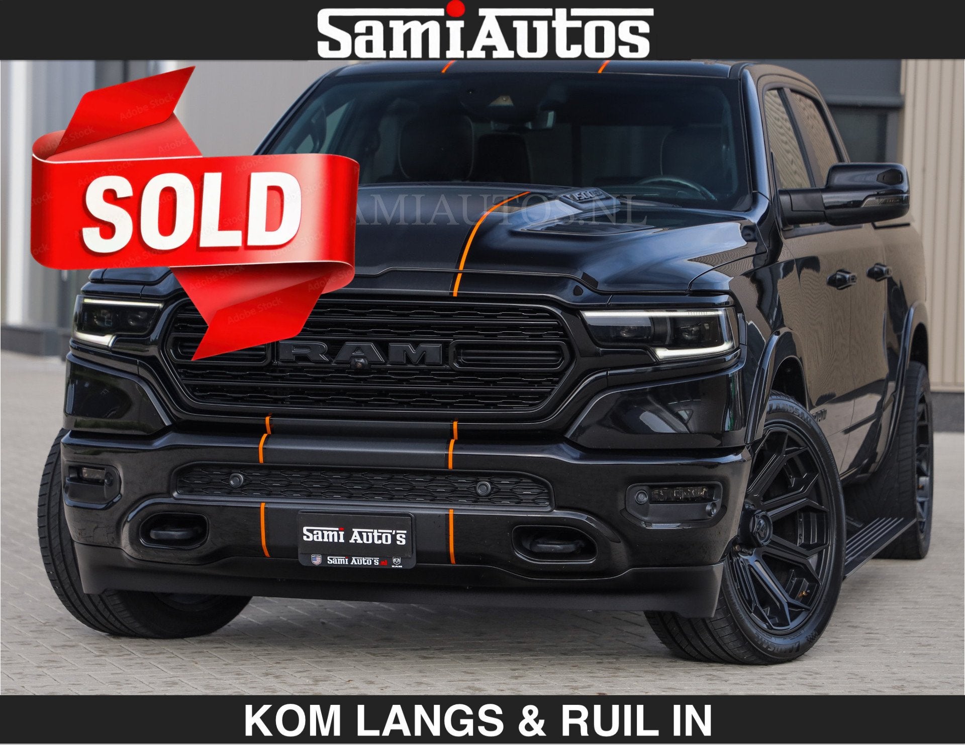 Dodge Ram BEAST | LIMITED 5.7 V8 HEMI | €69950,- excl | HU, Auto's, Automaat, Dealer onderhouden, Gebruikt, 5654 cc