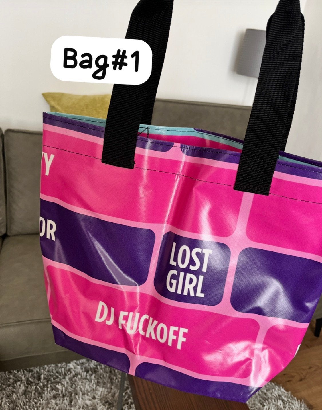 Totebag from MILKSHAKE Festival banner, Ophalen, Minder dan 40 cm, Nieuw, Minder dan 20 cm
