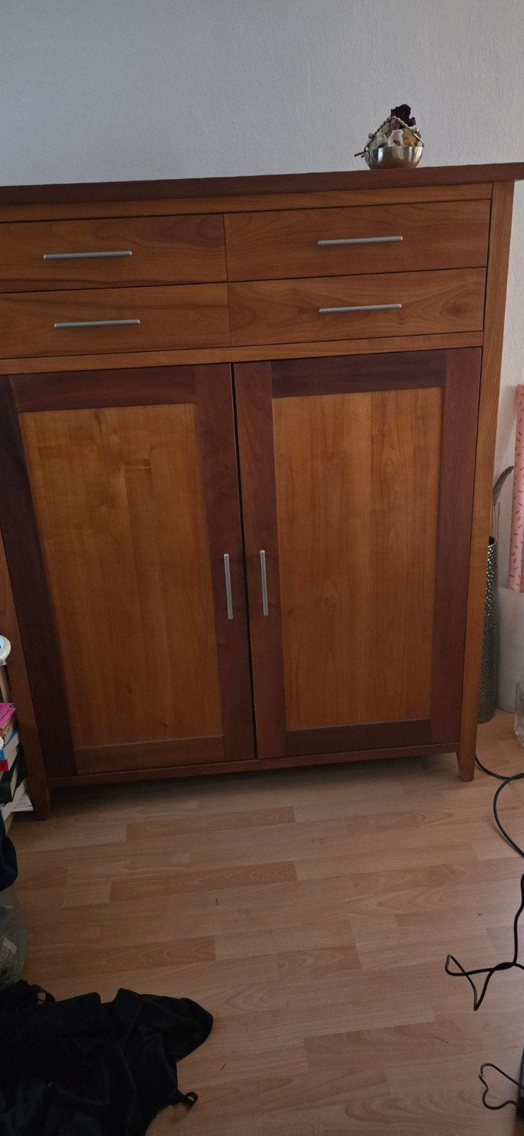 Kersenhouten kast met lades en deuren - Erg zwaar, Huis en Inrichting, Ophalen, Gebruikt, Kersenhout, 25 tot 50 cm