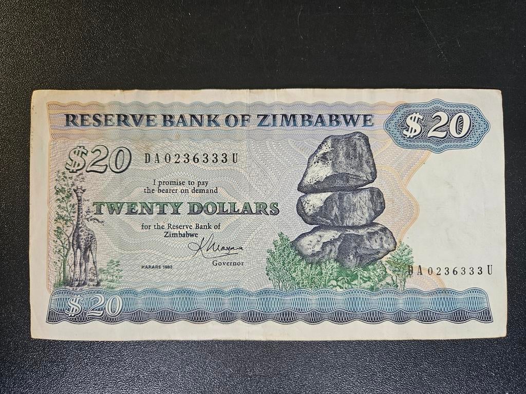 Zimbabwe pick 4c 1983, Ophalen of Verzenden, Zimbabwe, Los biljet