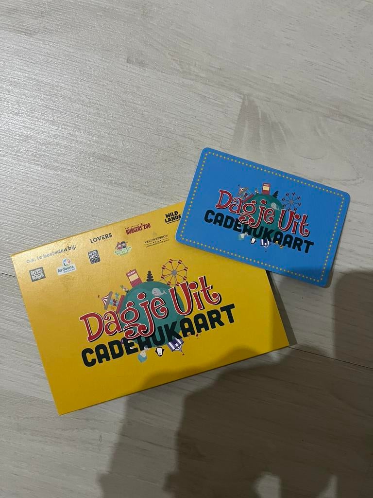 Dagje Uit Cadeaukaart - €25, Tickets en Kaartjes, Cadeaubon