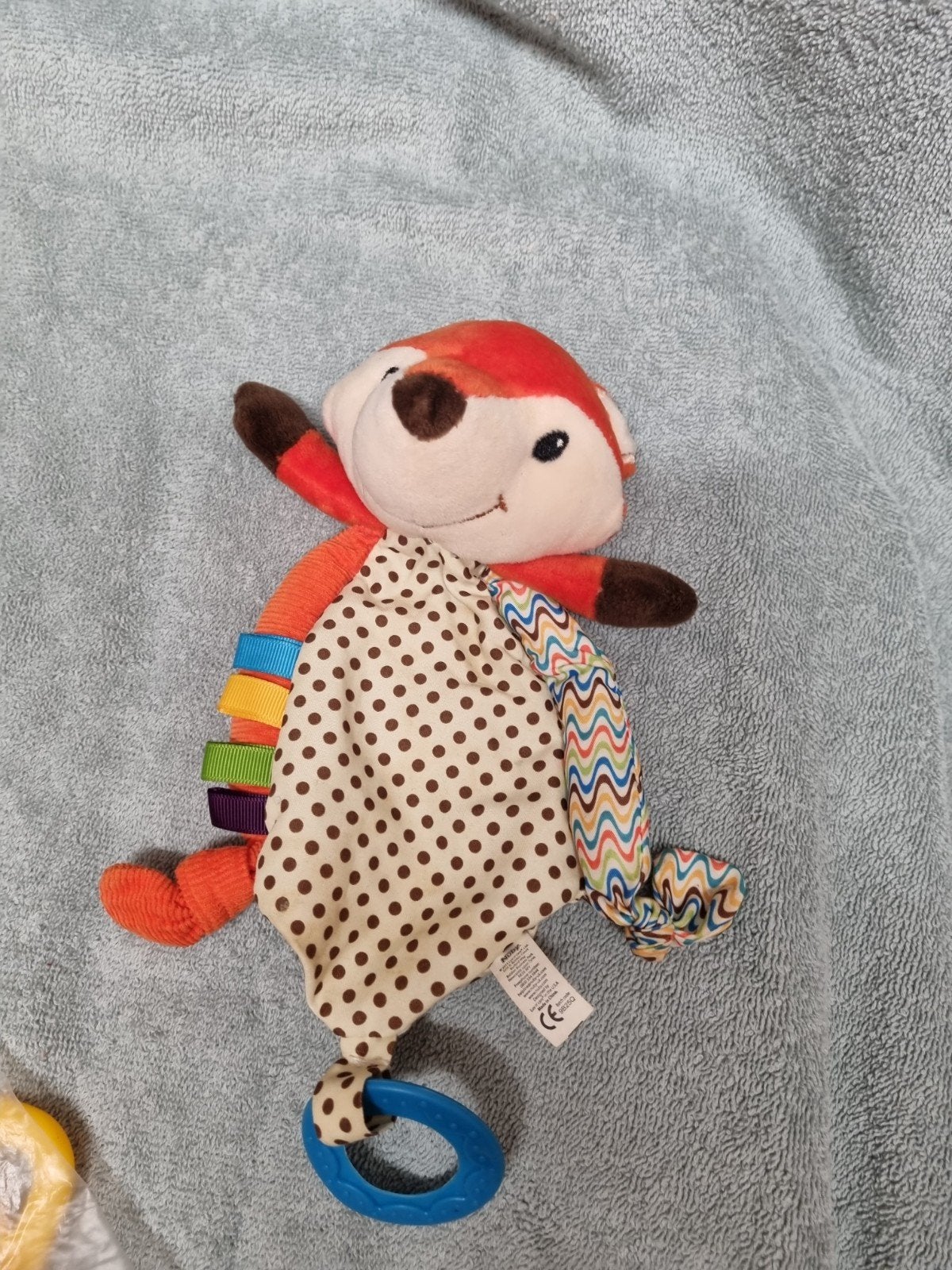nuby knuffel doekje vos nr 45, Ophalen of Verzenden, Nieuw, Overige typen