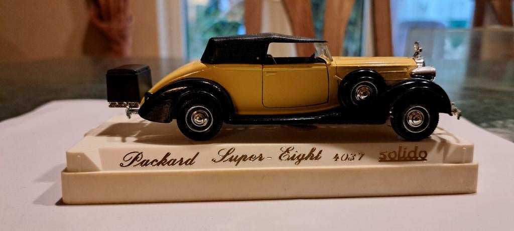 Packard super eight 1:43, Ophalen of Verzenden, Auto, Solido