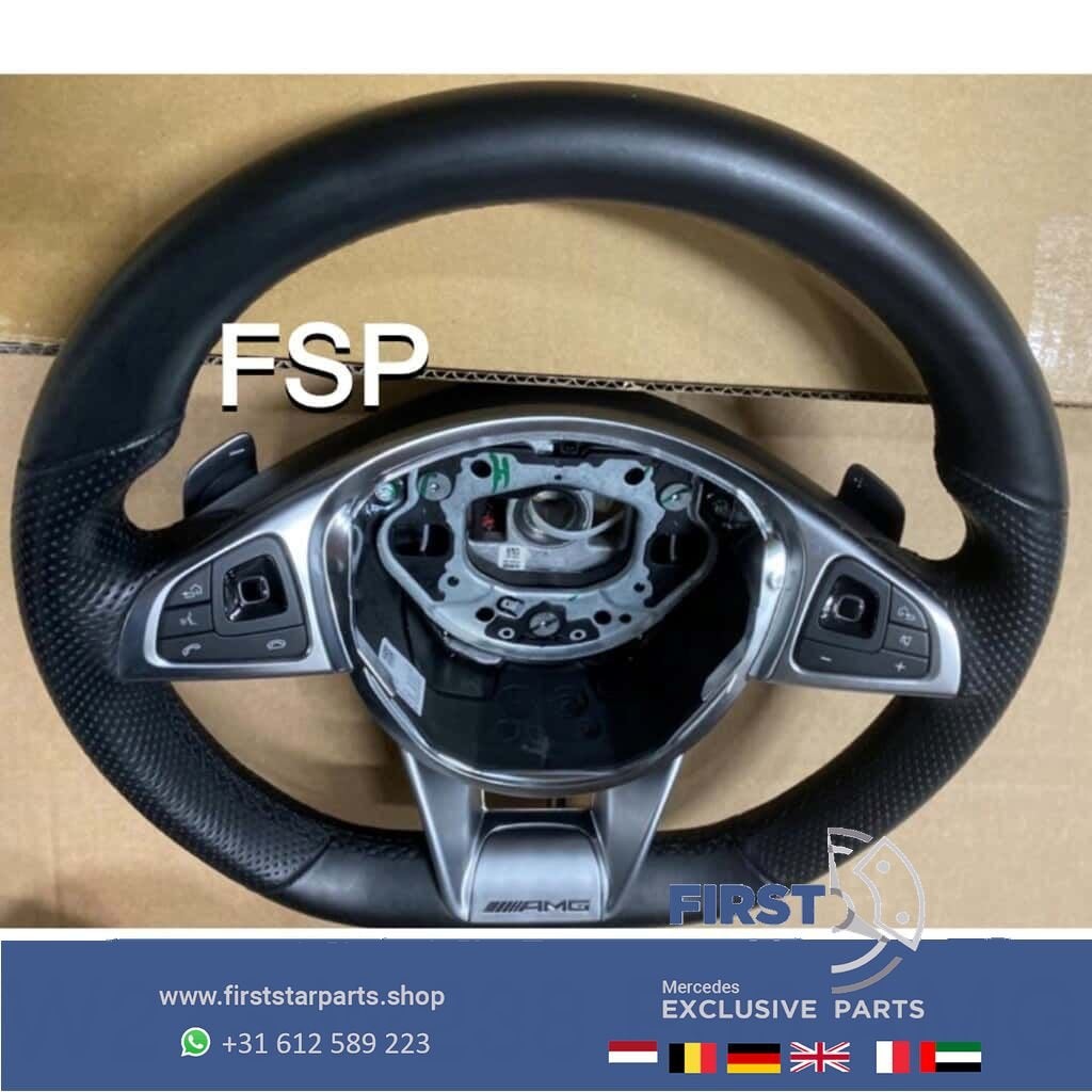 W213 E63 AMG Stuur Mercedes E Klasse 2016-2020 W238 zwart, Auto-onderdelen, Gebruikt, -, Ophalen of Verzenden, -
