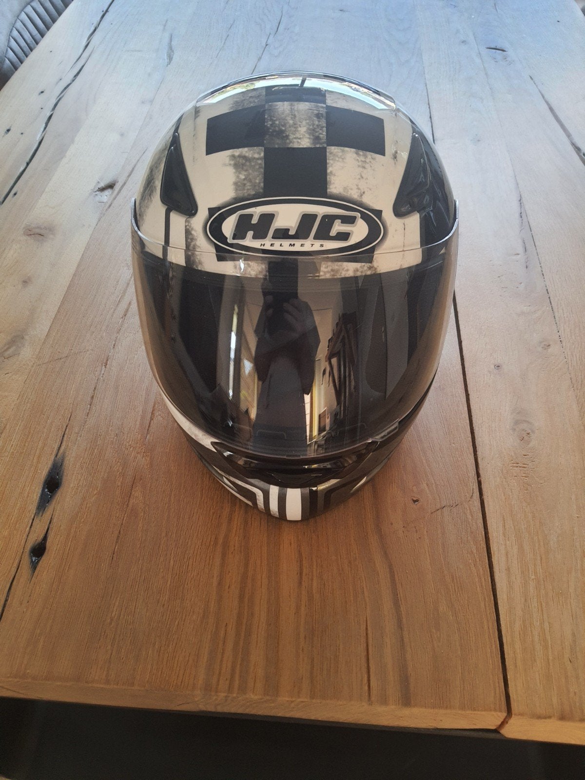 Weinig gebruikte motorhelm maat S, Motoren, Ophalen, Tweedehands, Integraalhelm, HJC