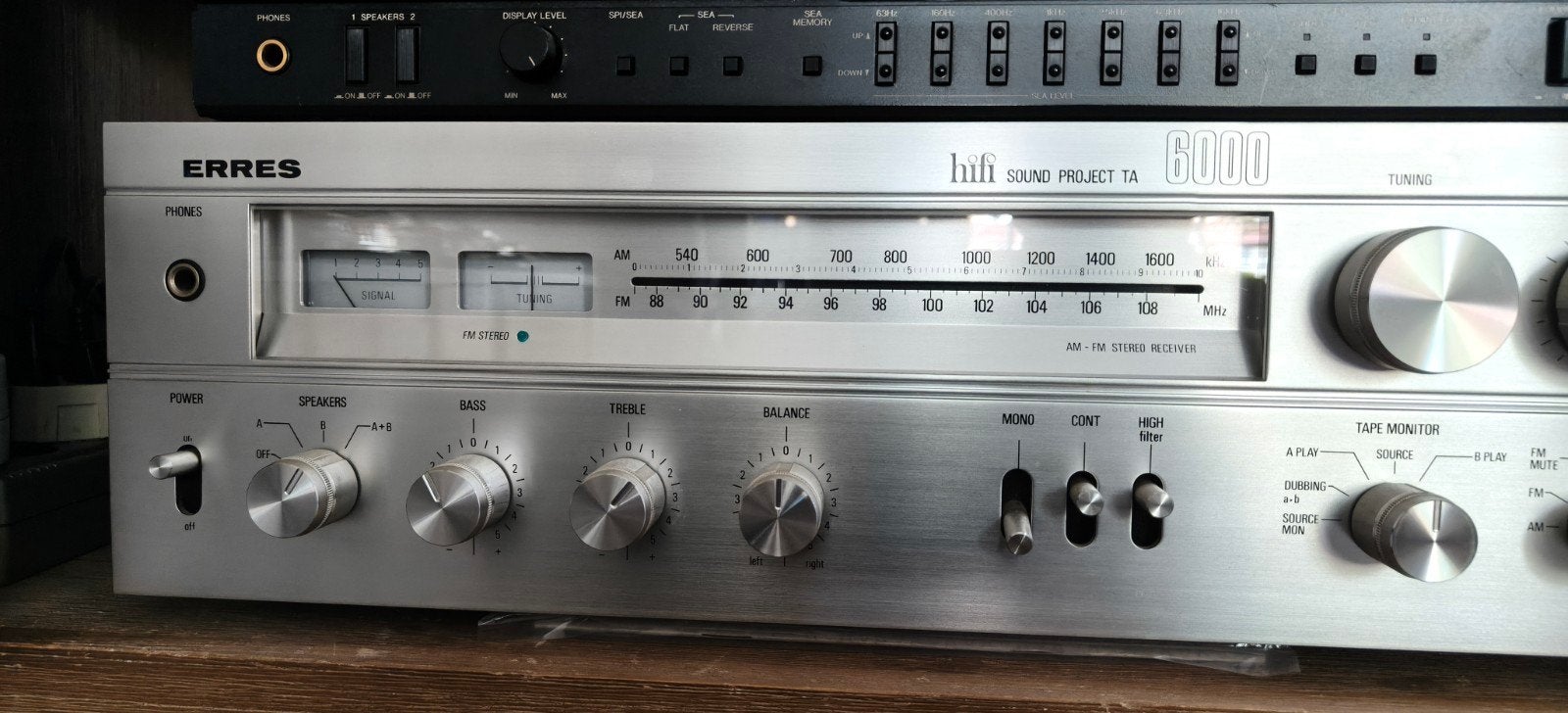 Erres / Philips versterker tuner, Ophalen of Verzenden, Minder dan 60 watt, Overige merken