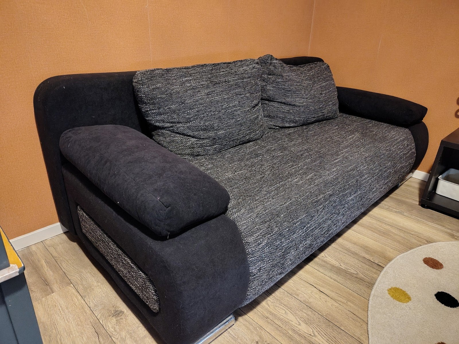 Slaapbank met opbergruimte, Ophalen, Tweepersoons, 140 cm