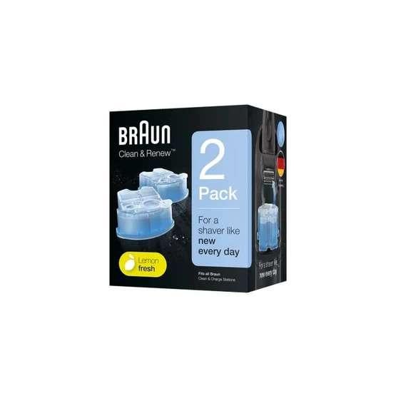 Braun Clean&Renew navullingen 2 stuks., Witgoed en Apparatuur, Persoonlijke-verzorgingsapparatuur, Nieuw, Scheren en Epileren