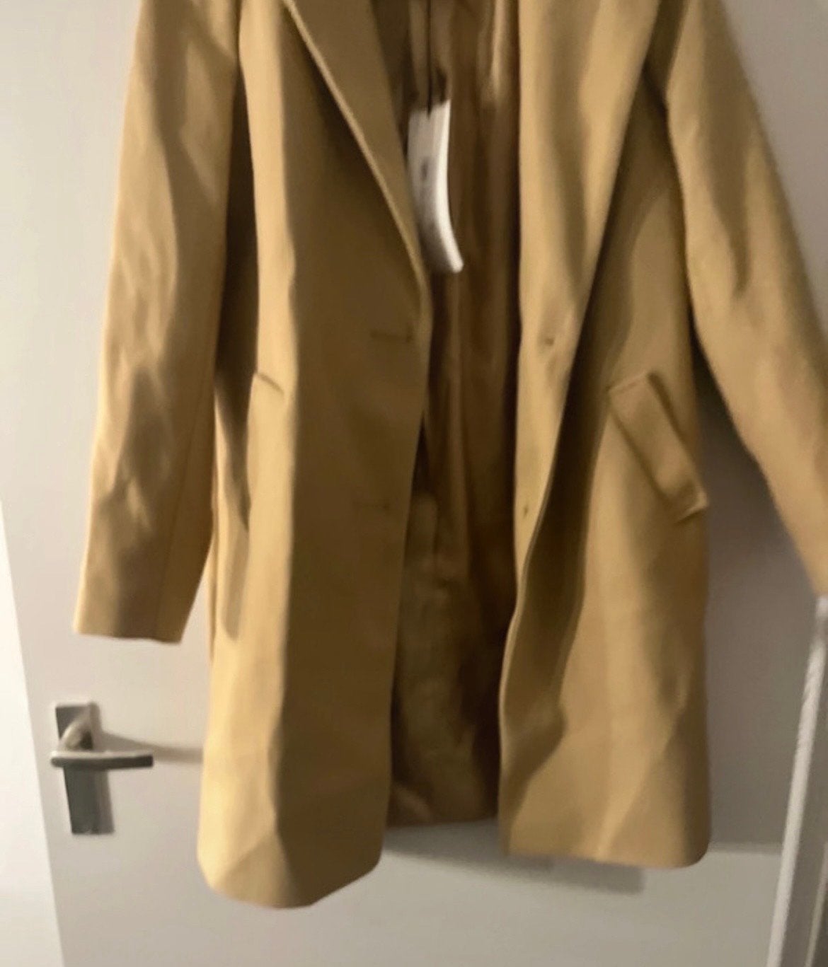 Maat 34 River Island Camel Jas - Nieuw met kaartjes, Ophalen of Verzenden, Nieuw, Maat 38/40 (M), Beige