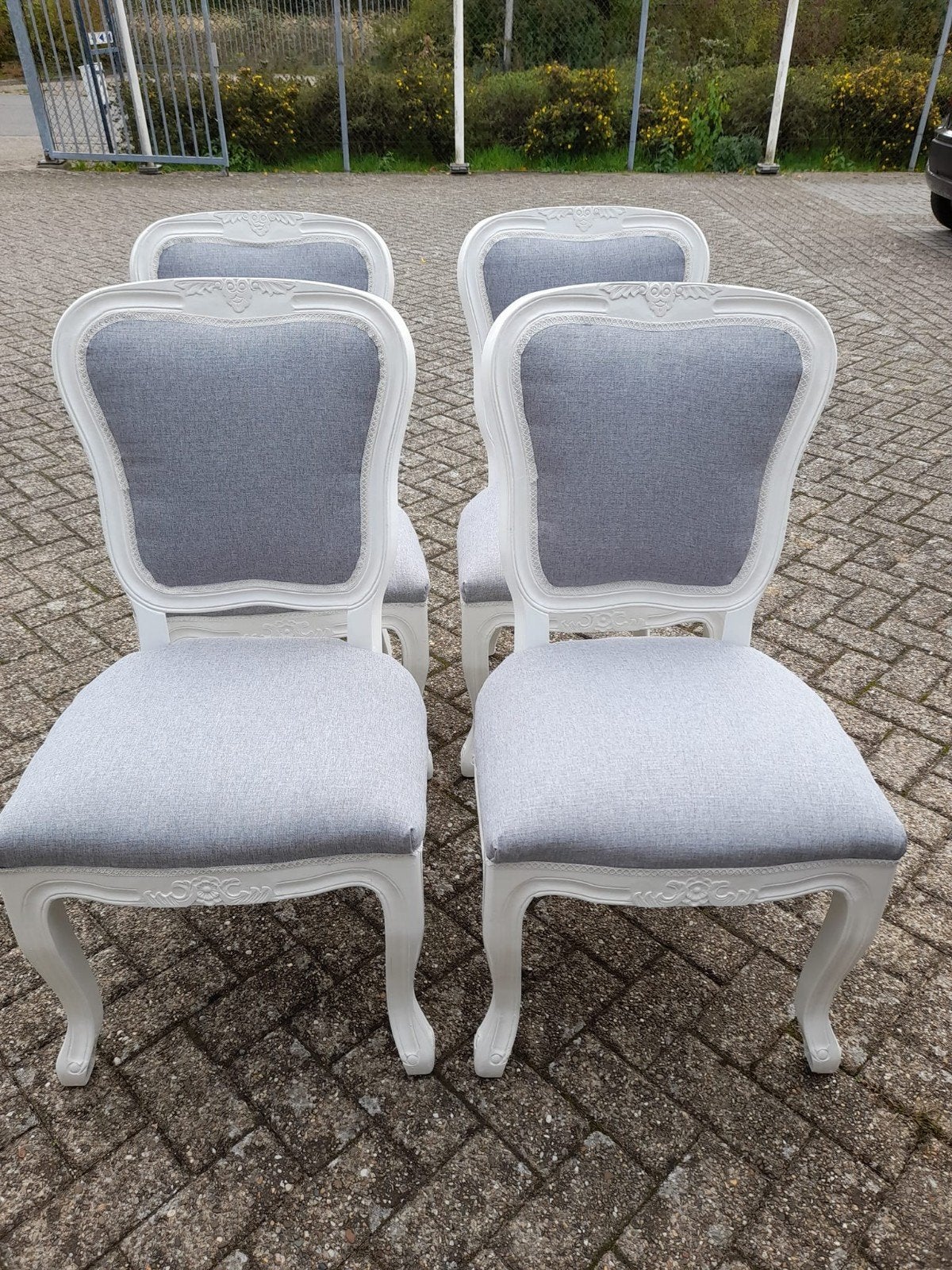 Set 4 mooie landelijke stoelen, Ophalen