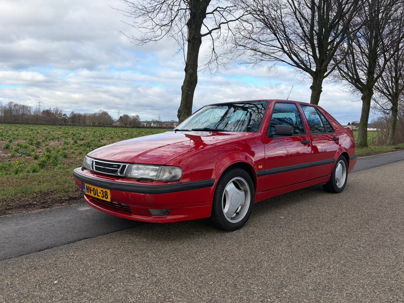 Saab 9000 2.3 CS Turbo HB Aero AUT E2 1994 Rood, Auto's, 1528 kg, 1800 kg, 4 cilinders, 2290 cc