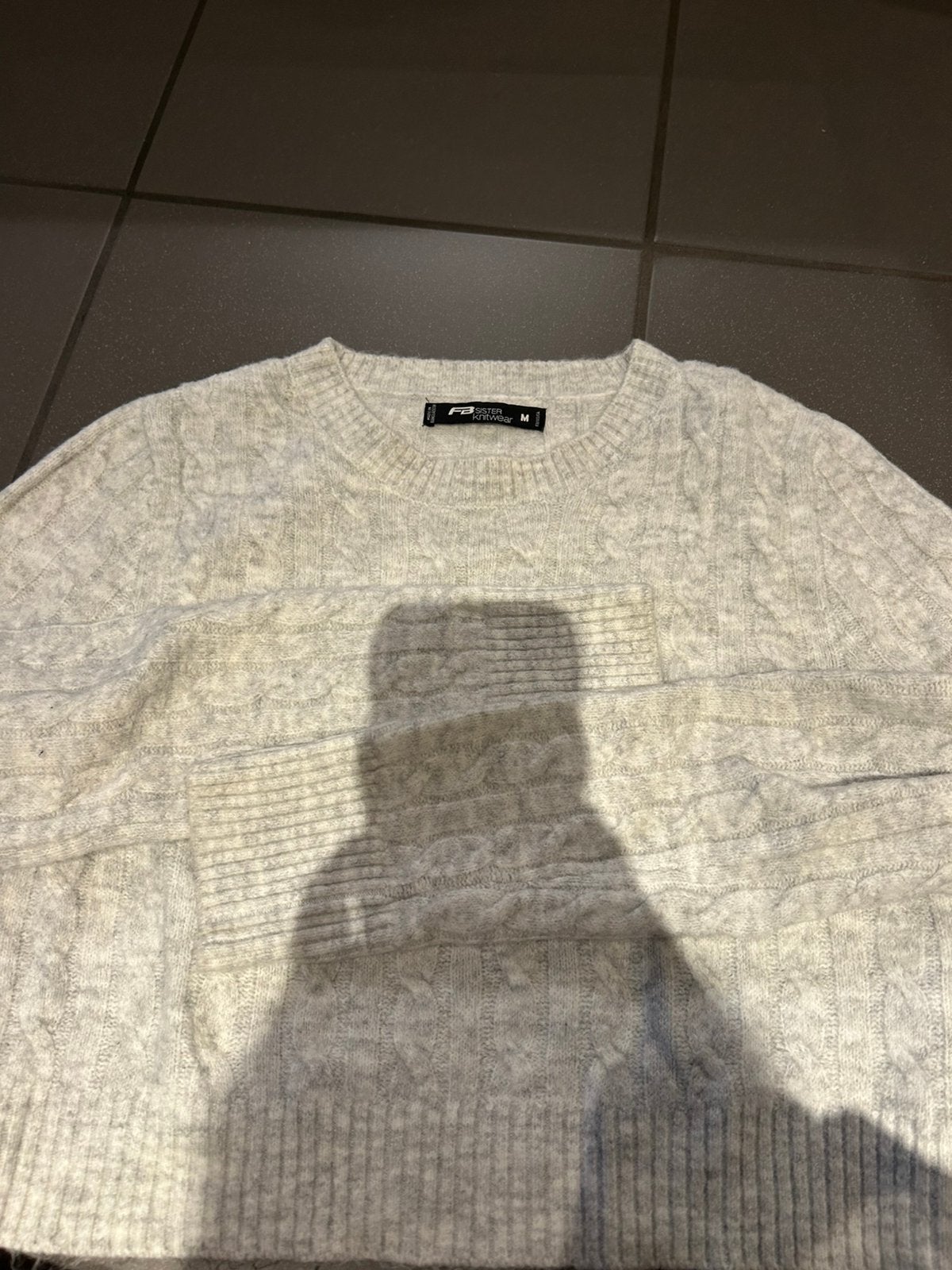 Sweater, Ophalen of Verzenden, Gedragen, Maat 38/40 (M), Grijs
