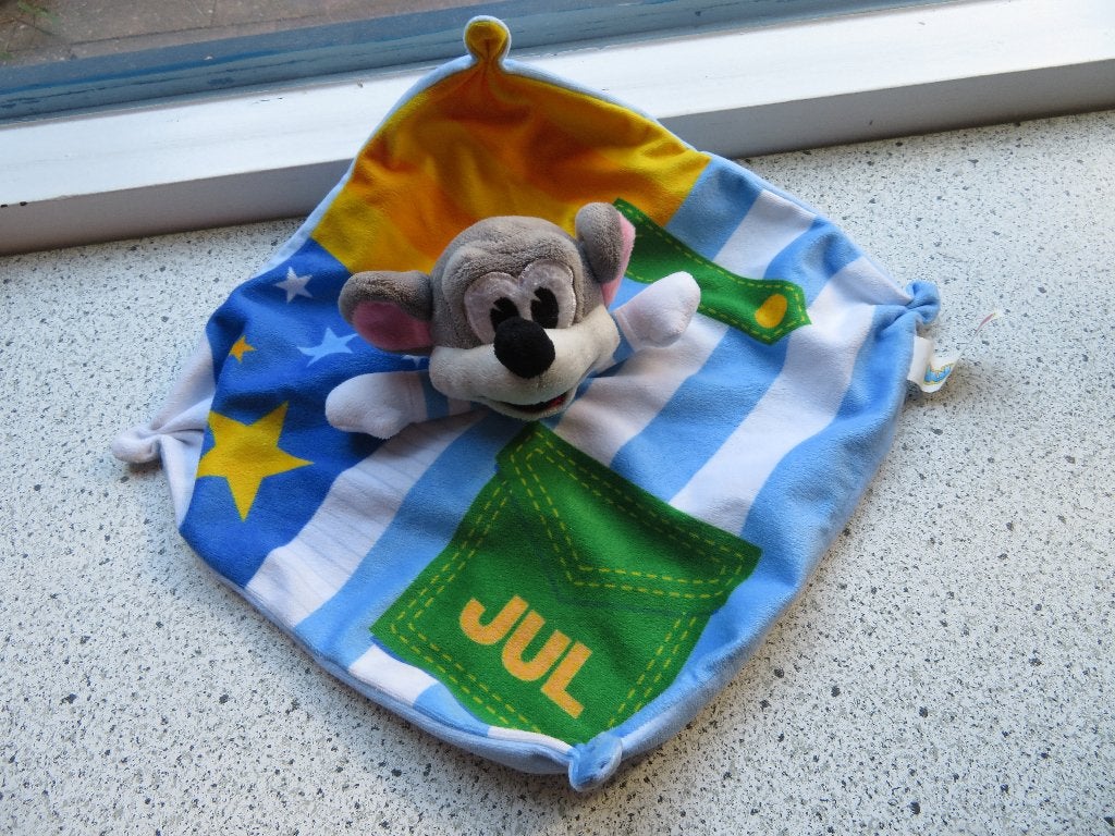 Knuffeldoek muis Jul JulianaToren Apeldoorn merk Koppen, Ophalen of Verzenden, Zo goed als nieuw, Muis, Met label