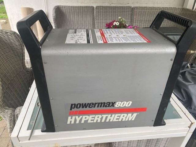Plasmasnijder Hypertherm Powermax 800, Doe-het-zelf en Verbouw, Gereedschap | Lasapparaten, Ophalen, Zo goed als nieuw, Minder dan 150 ampère