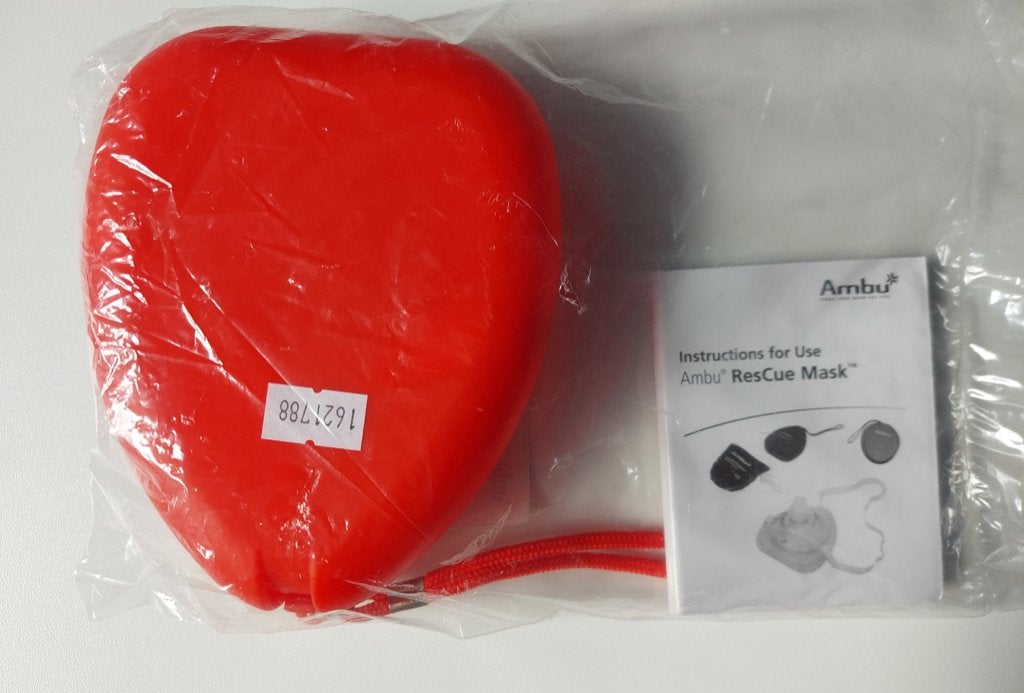 Reddings masker voor beademing in acute situaties., Diversen, Verpleegmiddelen, Ophalen of Verzenden