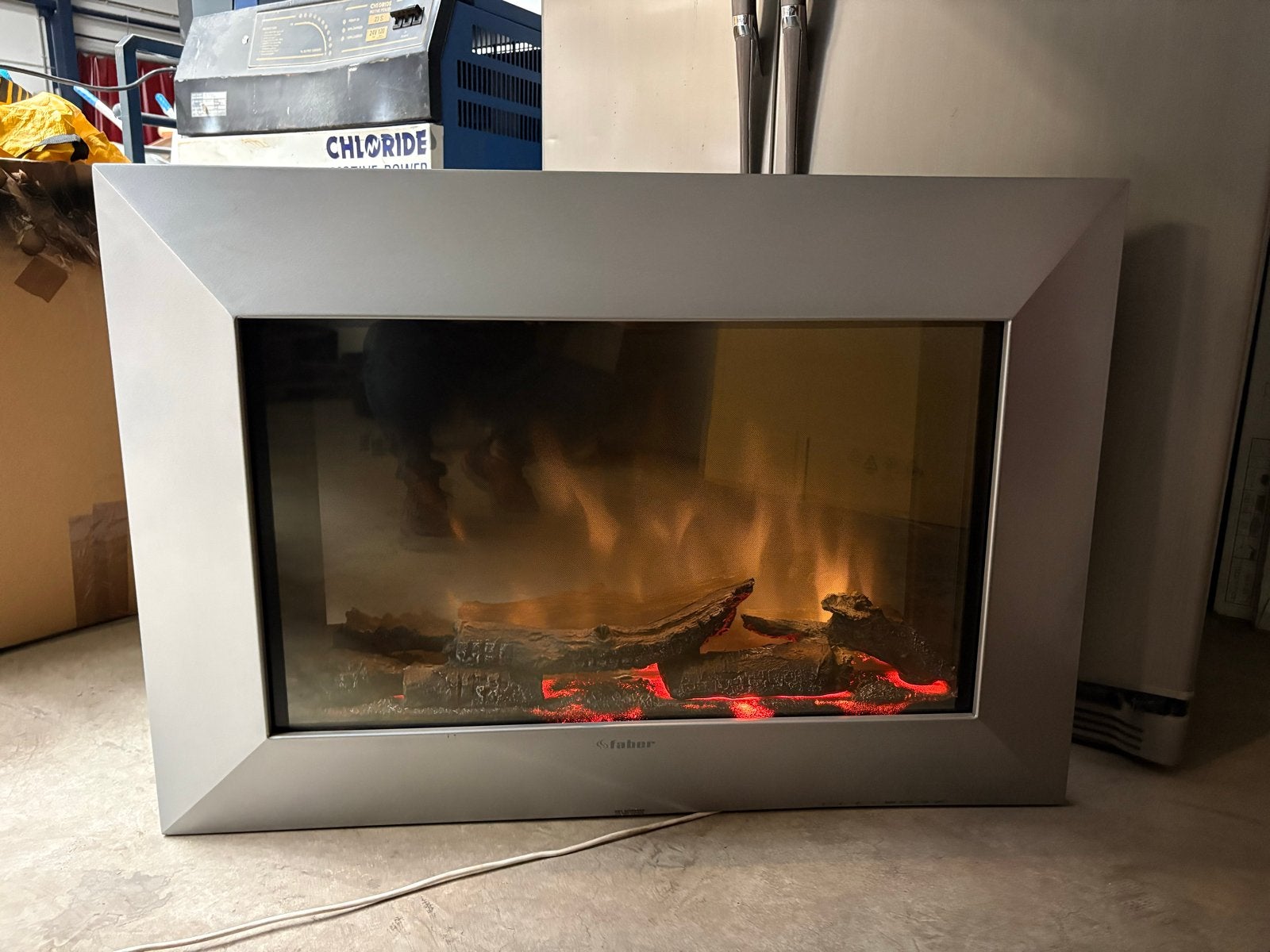 Faber Elektrische Haard, Huis en Inrichting, Haarden, Ophalen, Zo goed als nieuw, Hangende haard, Elektrische haard