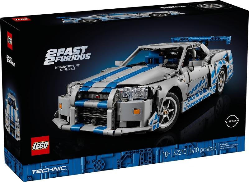 Lego Technic 42210  2 Fast 2 Furious Nissan Skyline GT-R, Lego, Nieuw, Ophalen of Verzenden, Technic