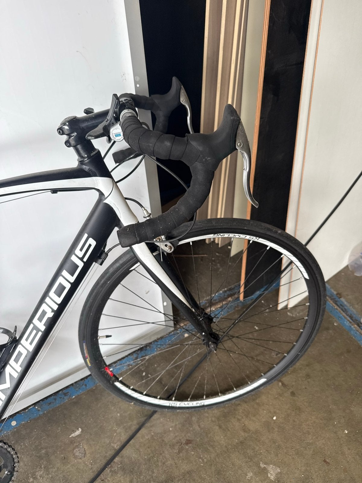 Imperious Racefiets - Zwart/Wit, Goede Staat frame 61, Fietsen en Brommers, Fietsen | Racefietsen, 28 inch, Gebruikt, Aluminium